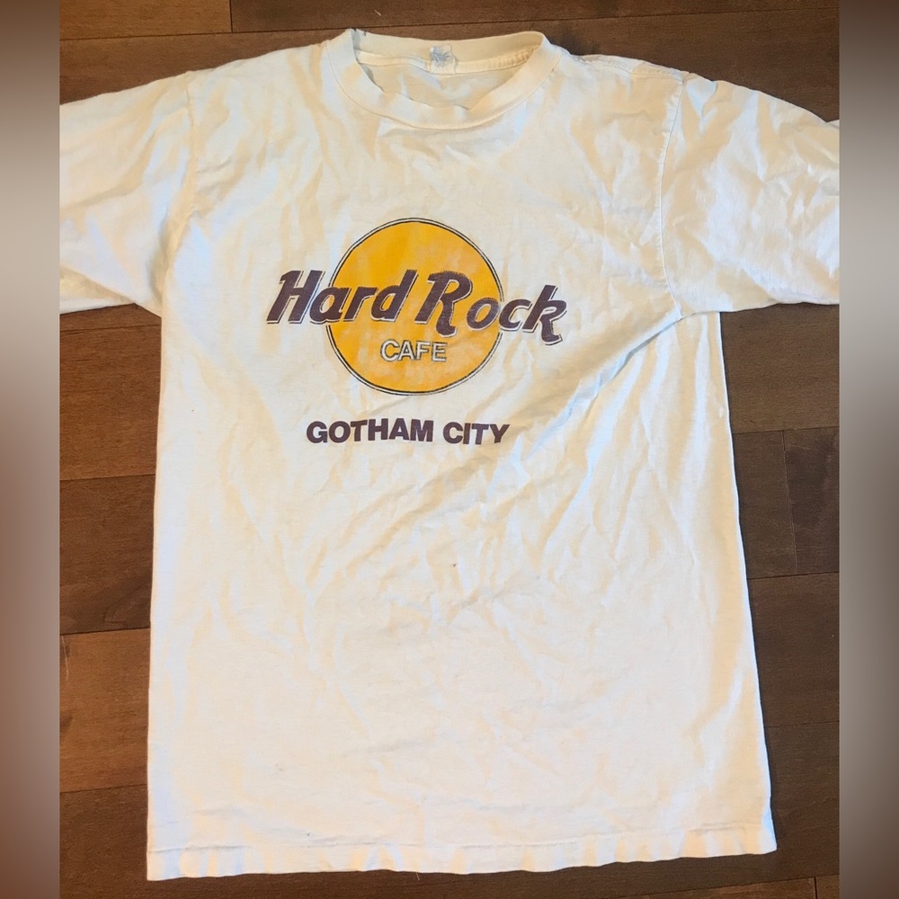 Vintage Hard Rock Cafe Gotham City Shirt Made in USA Medium
